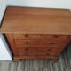 Oak chest of drawers