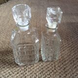 Duo de carafes à whisky