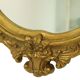 Miroir en or classique français style baroque acanthe 76 cm