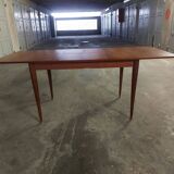 Scandinavian teak table with built-in extension