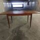 Scandinavian teak table with built-in extension
