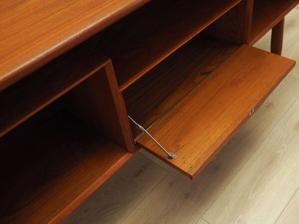 Bureau en teck, design danois, années 1970, fabrication : Omann Jun