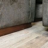 Canapé modulable 5 places en tissu