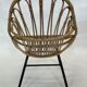 Chaise vintage en rotin par Dirk van Sliedregt Rohe Noordwolde 1960 aux Pays-Bas