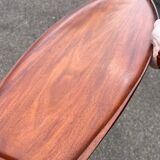 Large teak serving tray 1960s Scandinavian signed 76cm Denmark