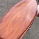 Large teak serving tray 1960s Scandinavian signed 76cm Denmark