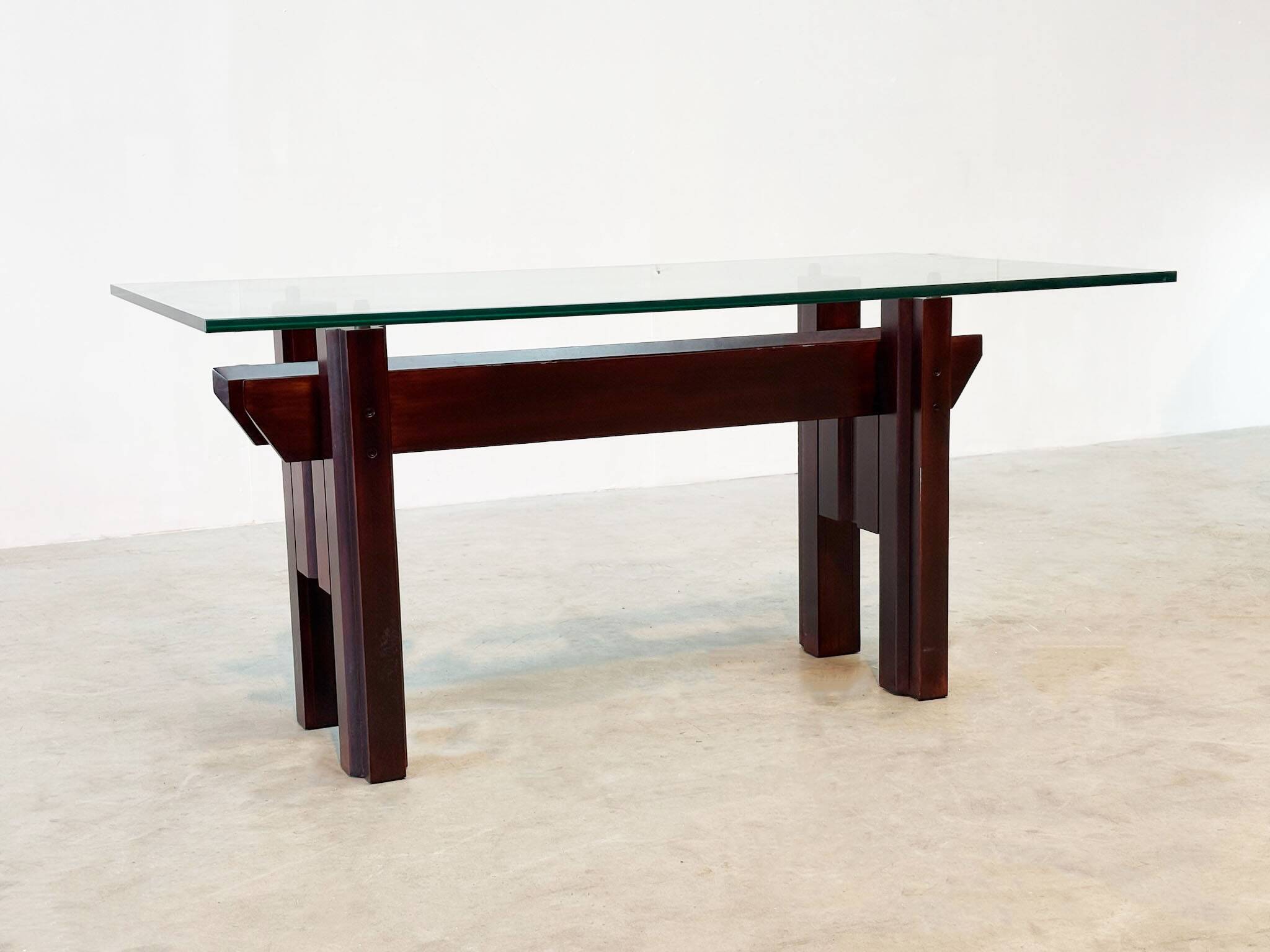 Dining table "Cangrande" by Franco Poli for Bernini