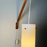 Cylindrical Swing-Arm Wall Lamp By Uno & Östen Kristiansson For Luxus, Sweden, 1960S