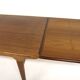 Table de salle à manger scandinave, Johannes Andersen, Danemark, 196