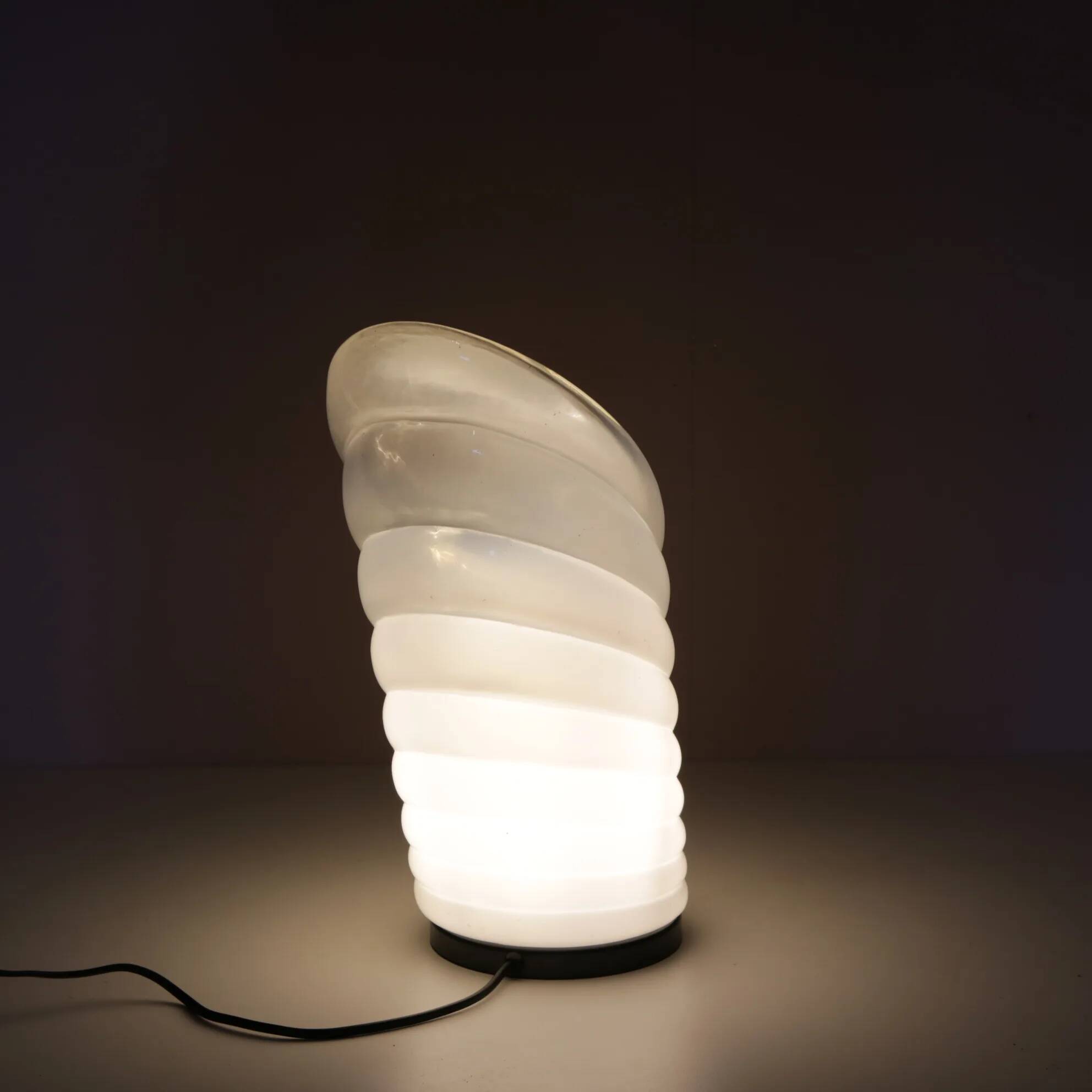 1980s “Coba” table lamp by R. Pamio & R. Toso for Leucos, Italy