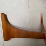 Scandinavian rosewood and glass lounge table