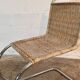 Set of 4 mr10 rattan chairs by mies van der rohe