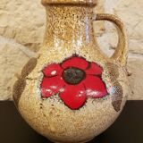 Scheurich stoneware ceramic carafe/vase