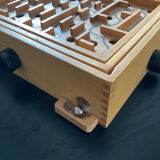 Old wooden maze game
