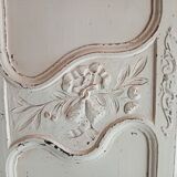 Pair old weathered doors height 154 cm