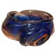 Decorative glass floral bowl