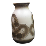 Bay Peacock Feather Motif Vase