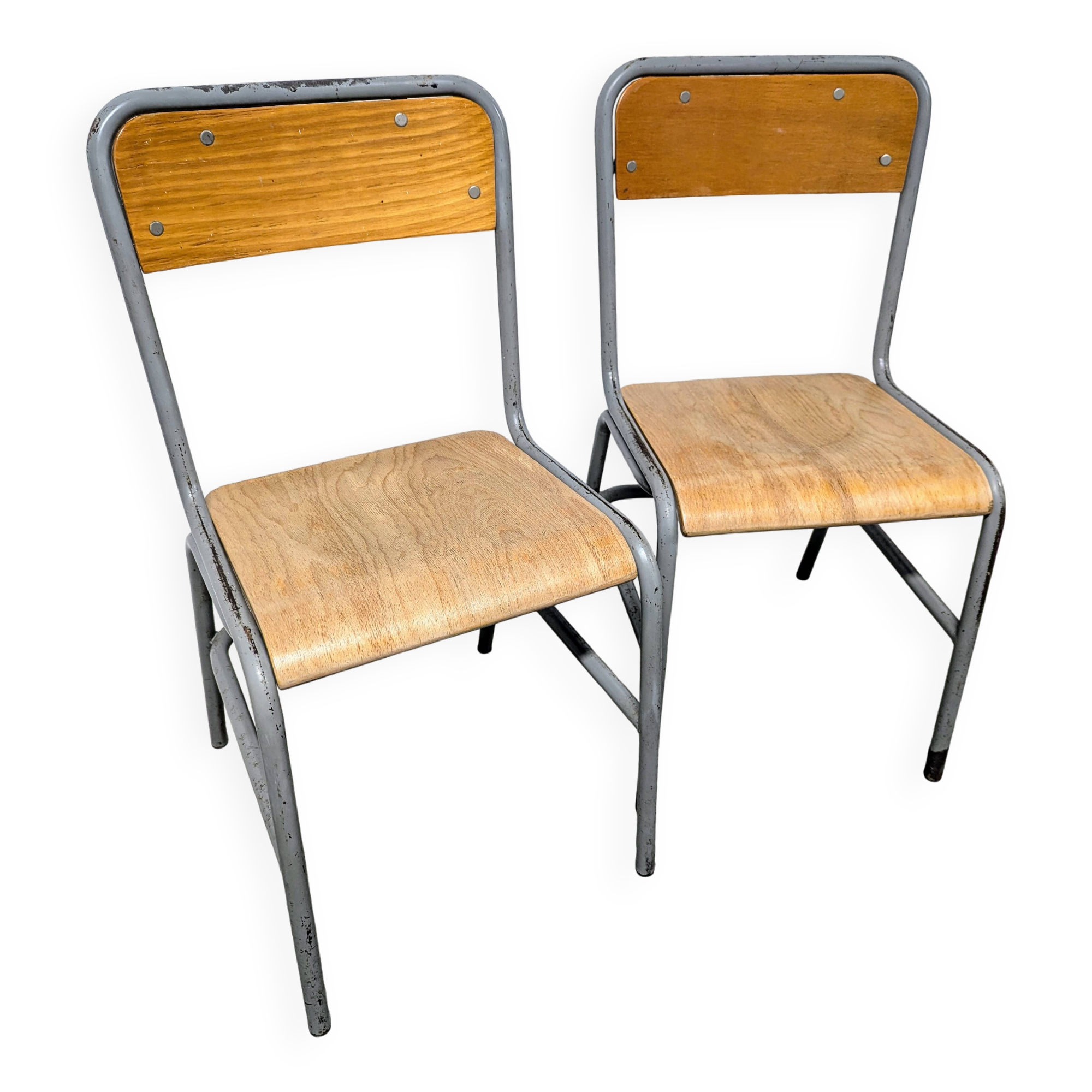 Paire de chaises bienaise des ptt