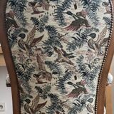 Louis Philippe armchair with wood pigeon motifs