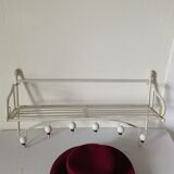 Vintage wall coat rack