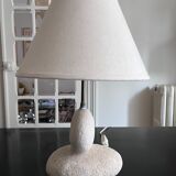 Lamp with stone base 1970