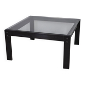 Table basse en verre vintage ! modèle sanmarco par gae aulenti pour zanotta, 1970