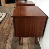 Pair of teak bedside tables 1950/1960