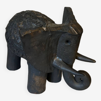 Elephant ceramic D.Pouchain
