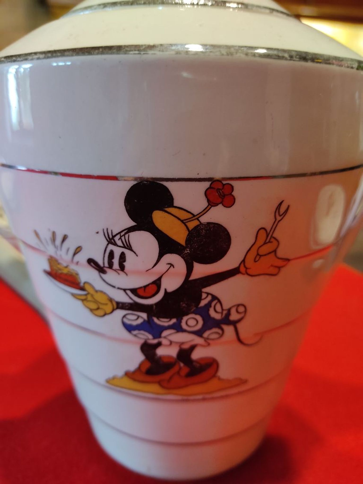 Service à café Mickey et Minnie art déco 1928
