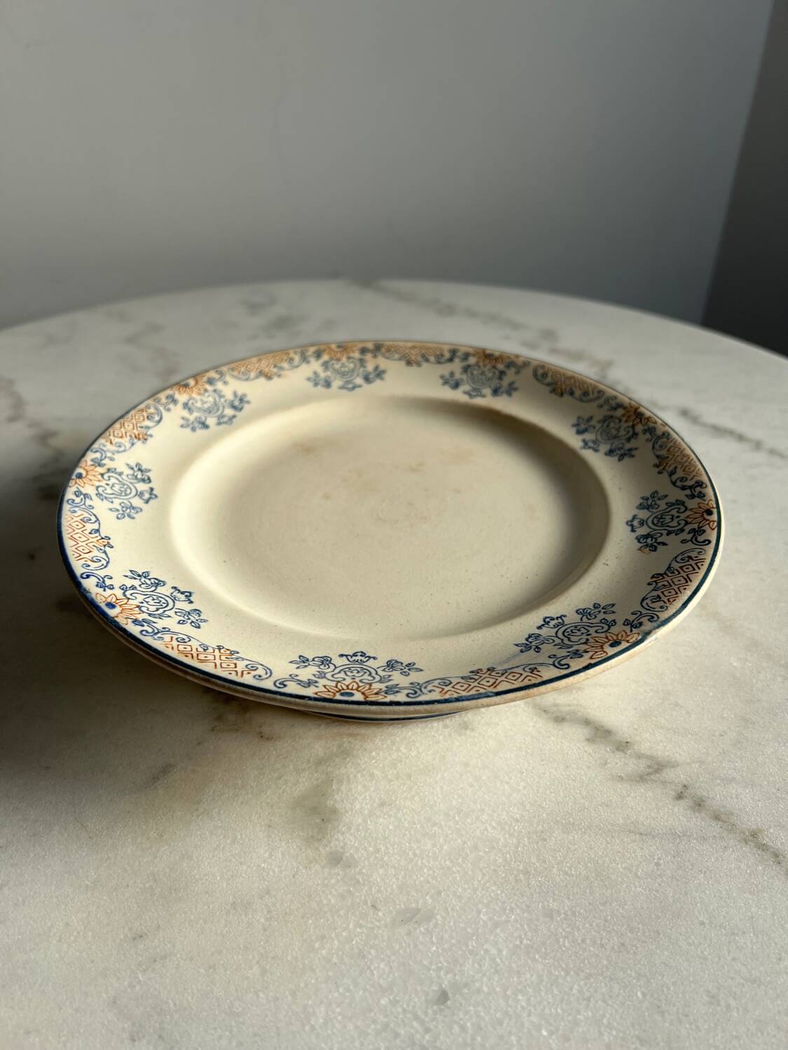 Presentation dish type compotier Longwy ironstone