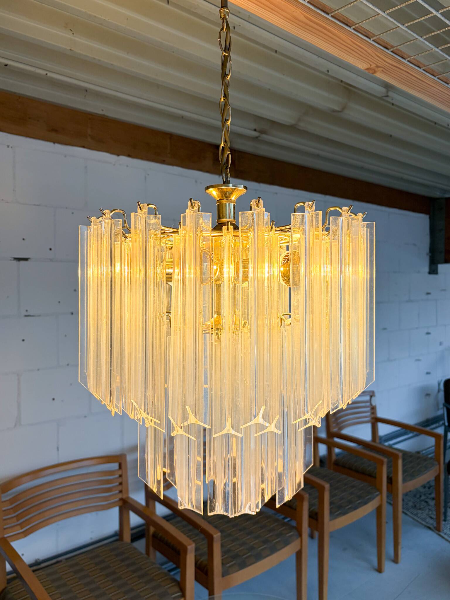 Chandelier autrichien par Orion, années 1970