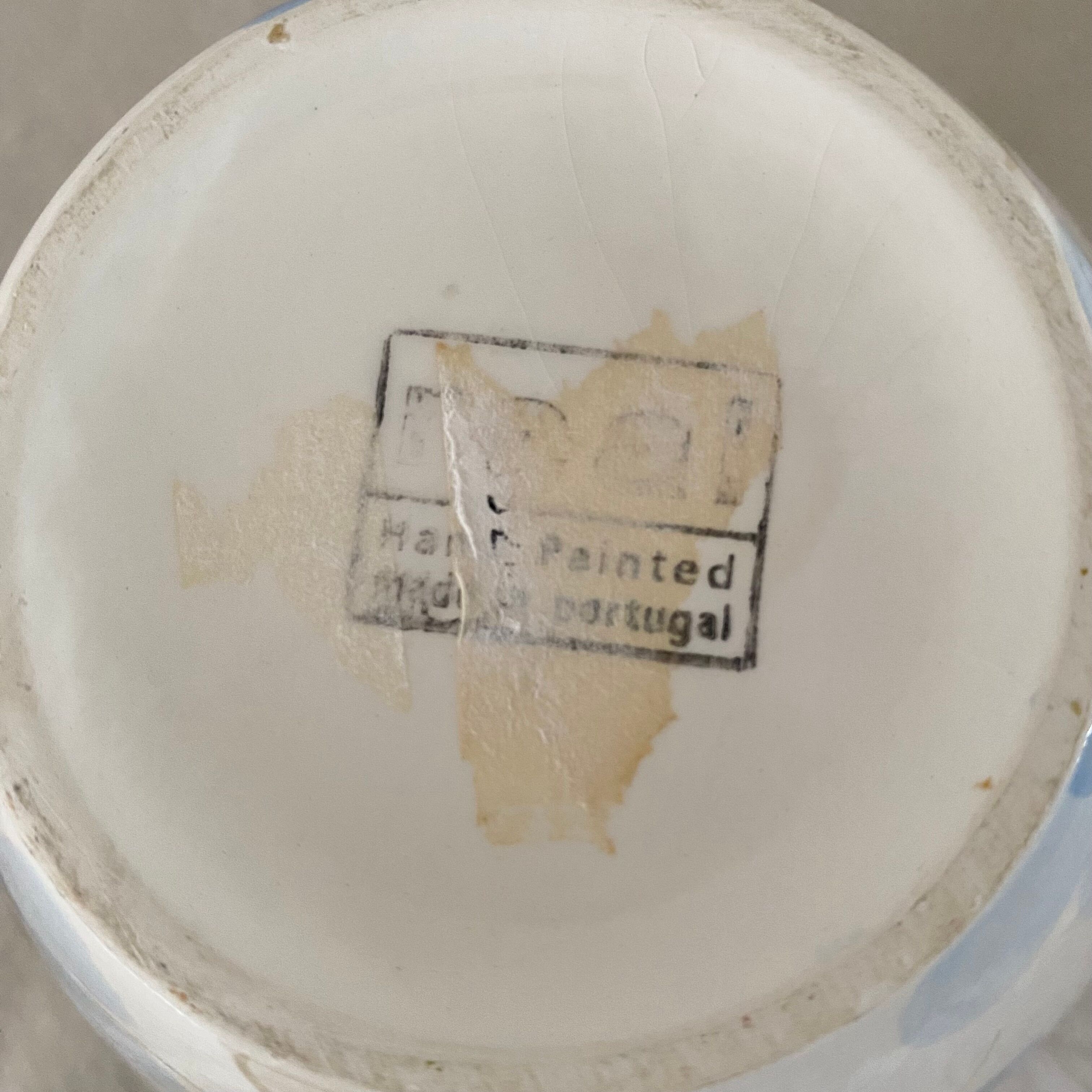 Vintage ceramic pitcher portugal