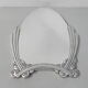Art Deco mirror in wooden frame