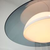 Vintage Blue Ufo Space Age Lamp from Guzzini, 1970s