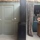 Two-body antique black sideboard (renovated)