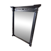 Large antique wooden mirror