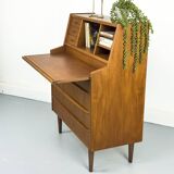 Secrétaire en teck de Chr. Møller, années 1960