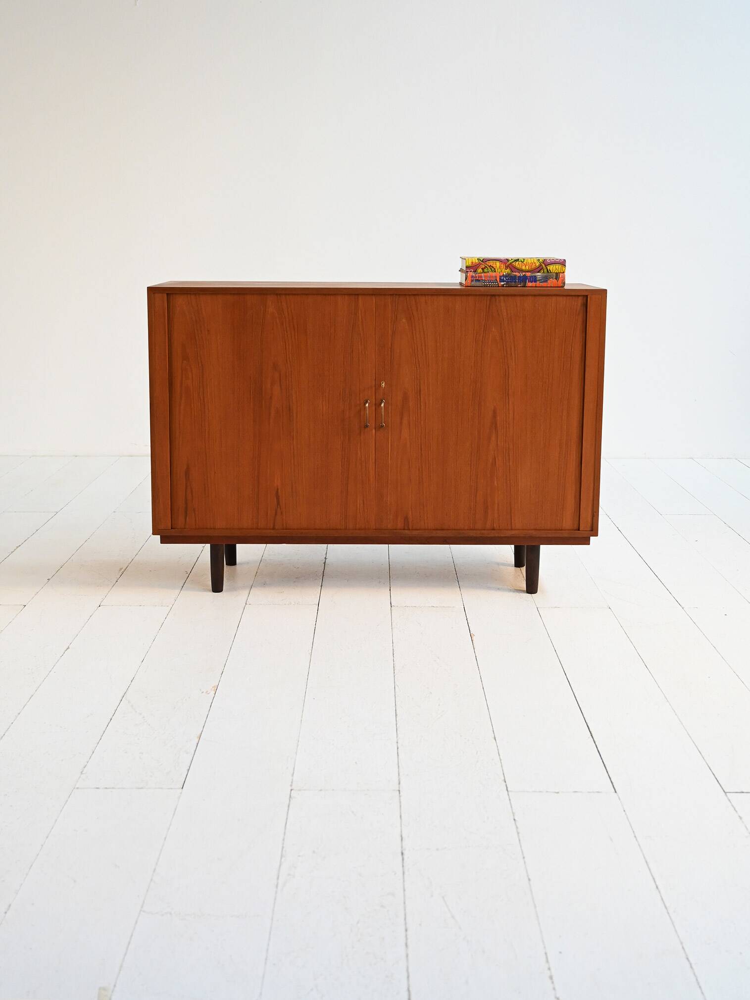 Scandinavian teak highboard 1950s