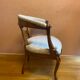 Fauteuil de bureau en noyer du XIX ème, entièrement garni et retapissé.