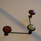 Wall coat rack with 3 hooks circa 1960s