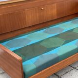 Day bed scandinave en teck 1950/60