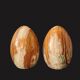 Pair of Onyx Egg-Shaped Bookends