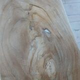 Small solid wood bench