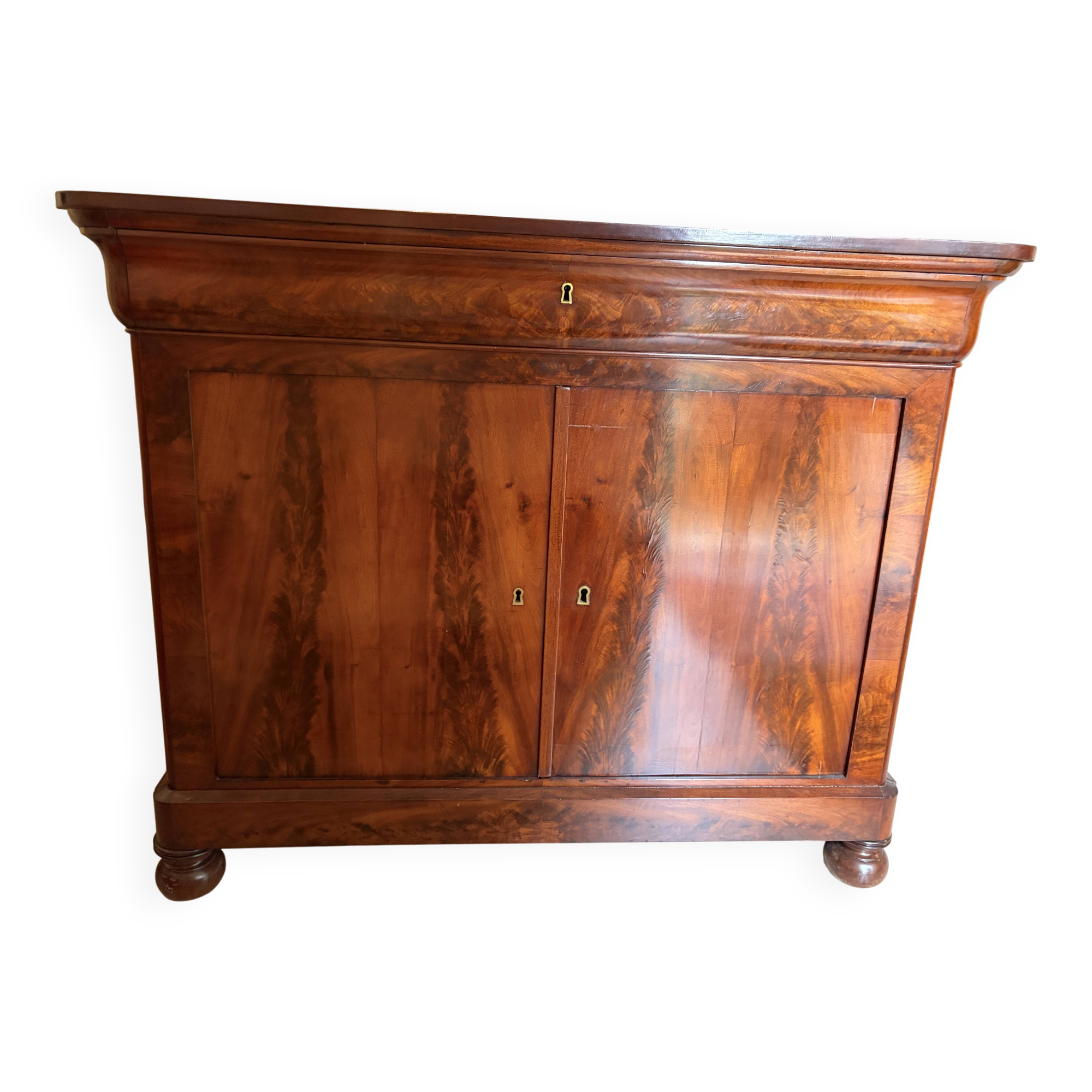 Louis-Philippe mahogany sideboard
