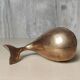Brass whale ashtray