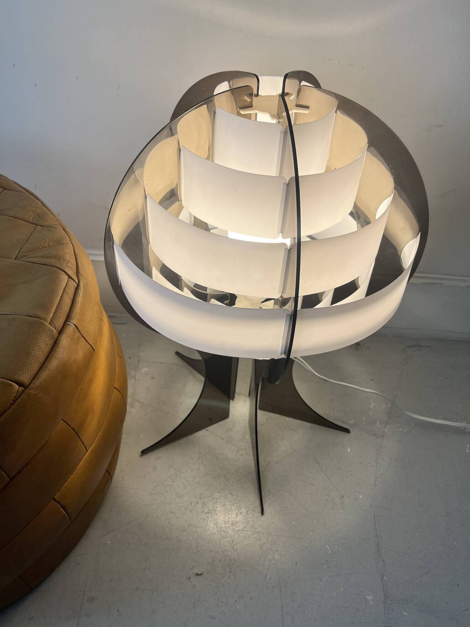 Space age design lamp in plexiglass by Flemming Brylle and Preben Jacobsen, Denmark 1960s