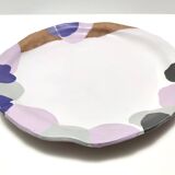 Large Earthenware Vide-Poche / Decorative Plate by Pino Castagna, Italy