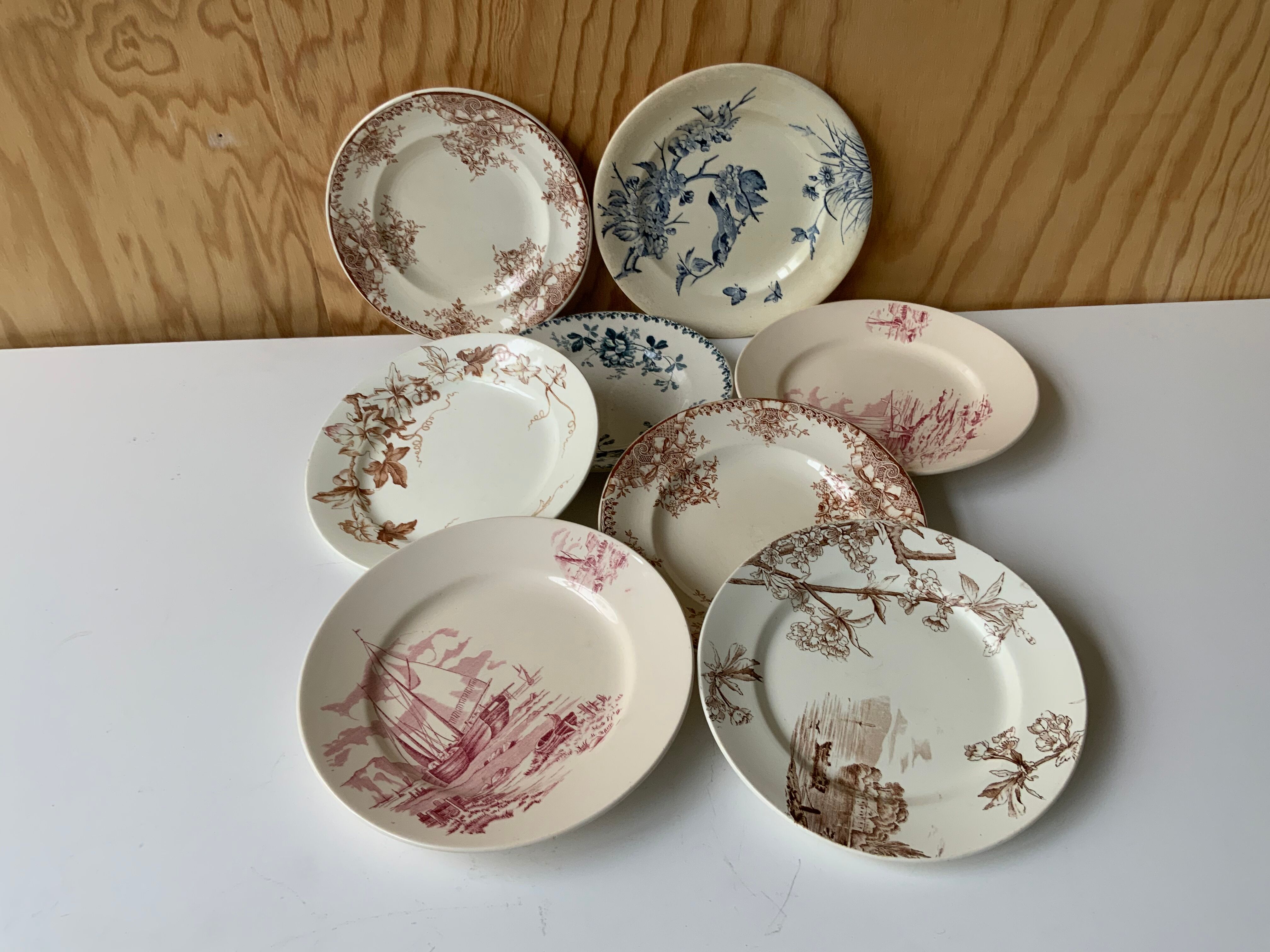 8 Terre de Fer plates