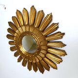 Vintage sunburst mirror, 1960s