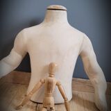 Mannequin wood fabric